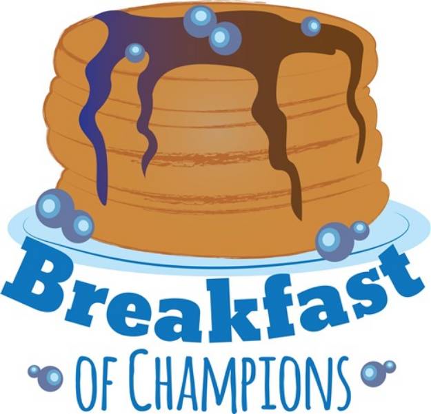 Picture of Breakfast Of Champions SVG File