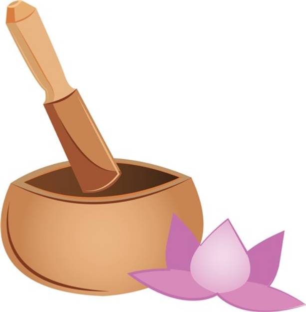 Picture of Meditation Bowl SVG File