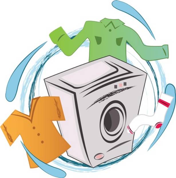 Picture of Washing Machine SVG File