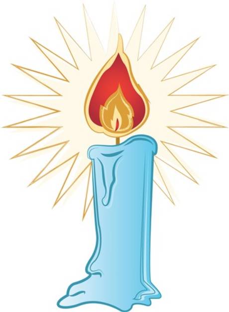 Picture of Candle SVG File