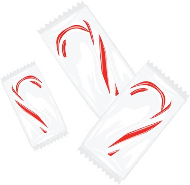 Picture of Candy Canes SVG File