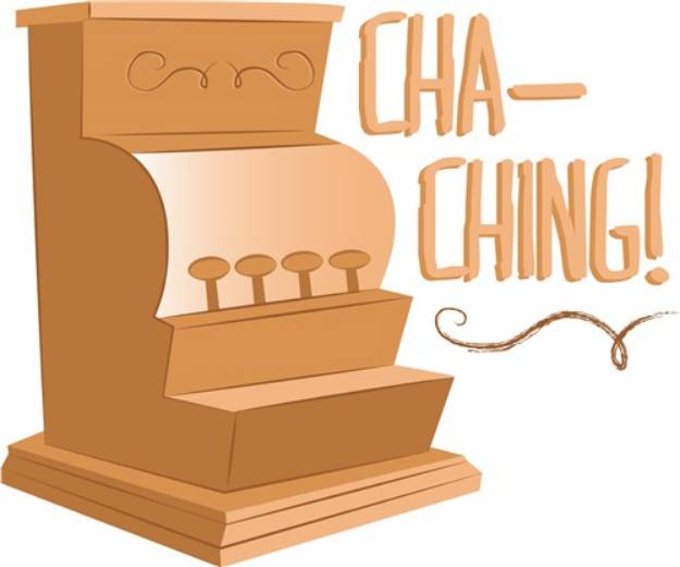 Picture of Cha Ching SVG File