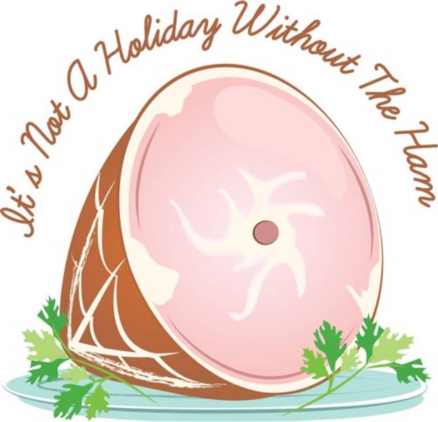 Picture of Holiday Ham SVG File