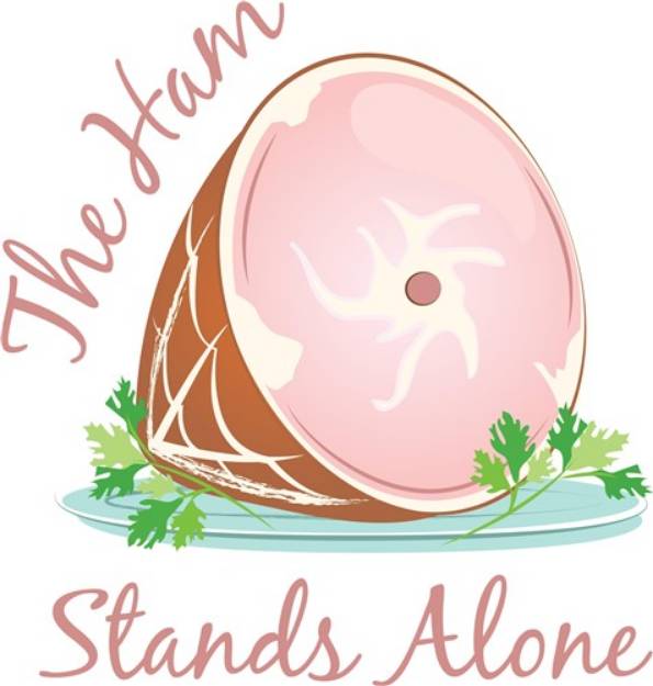 Picture of Ham Stands Alone SVG File