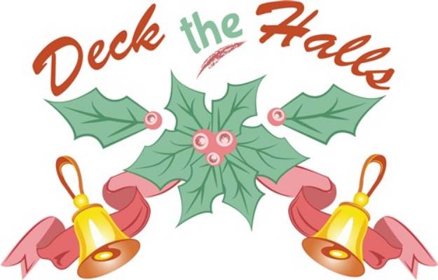 Picture of Deck The Halls SVG File