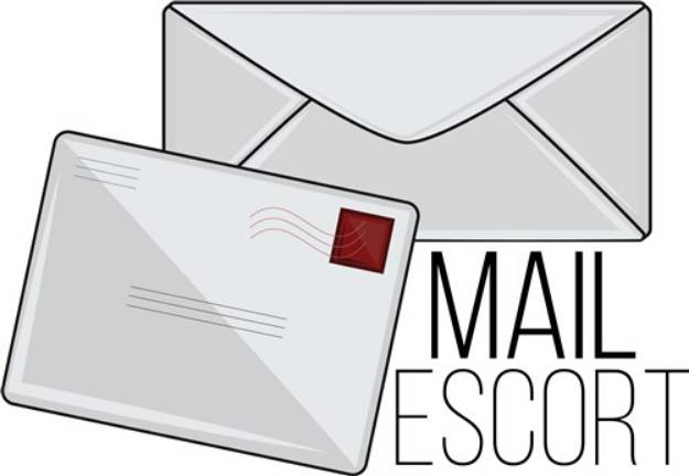 Picture of Mail Escort SVG File