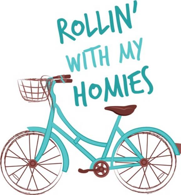 Picture of Rollin Wtih Homies SVG File