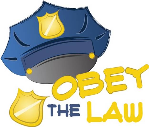 Picture of Obey The Law SVG File