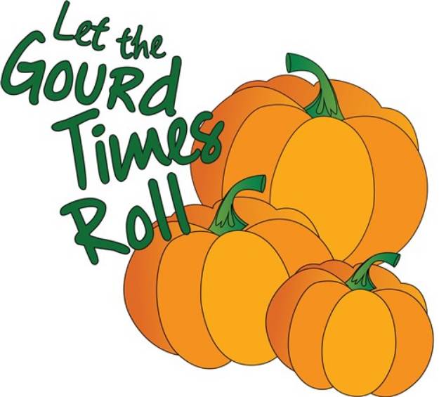 Picture of Gourd Times Roll SVG File