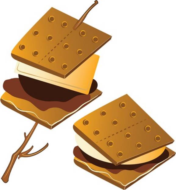 Picture of Smores SVG File