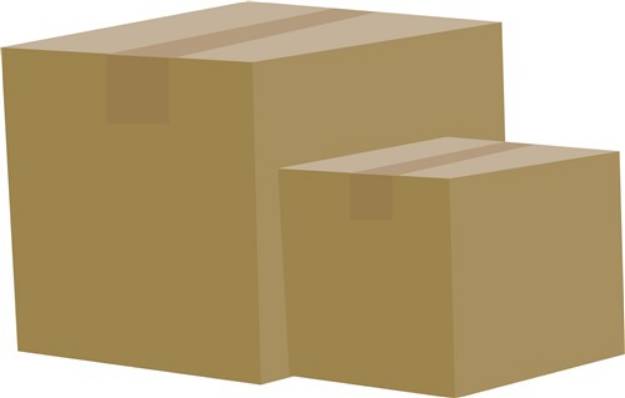 Picture of Moving Boxes SVG File