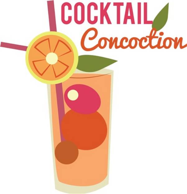 Picture of Cocktail Concoction SVG File