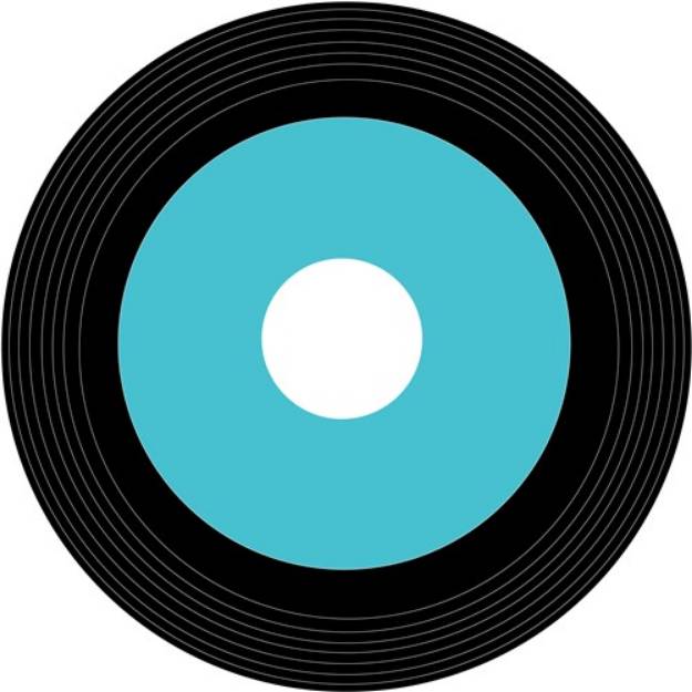 Picture of Old Record SVG File
