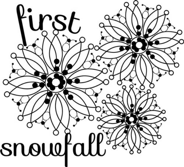 Picture of First Snowfall SVG File