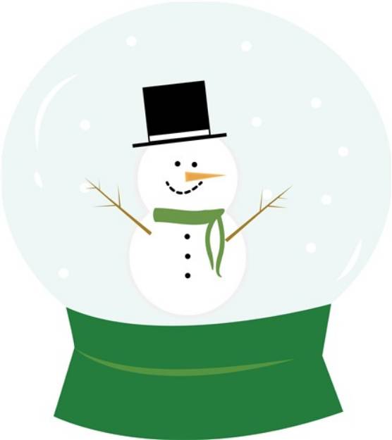 Picture of Holiday Snowman SVG File