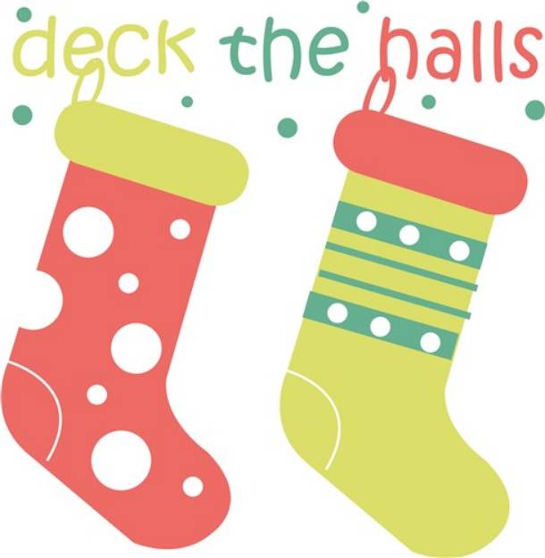 Picture of Deck The Halls SVG File