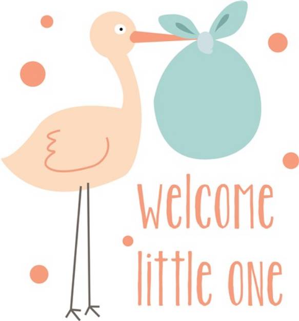 Picture of Welcome Little One SVG File