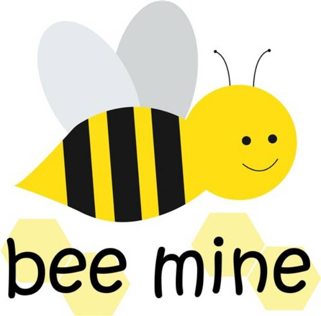 Picture of Bee Mine SVG File