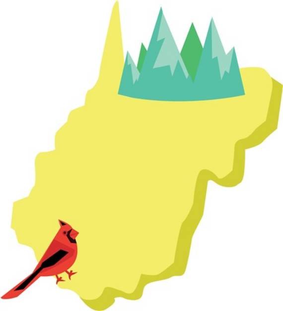 Picture of State Of  West Virginia SVG File