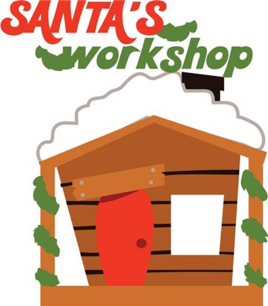 Picture of Santas Workshop SVG File