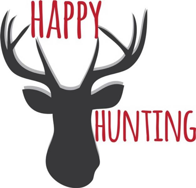 Picture of Happy Hunting   SVG File