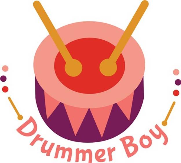 Picture of Drummer Boy SVG File