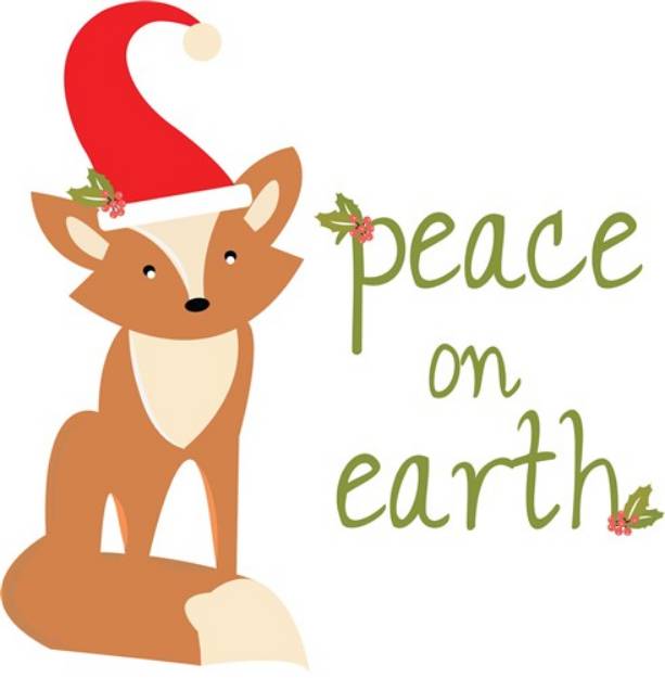 Picture of Peace Fox SVG File