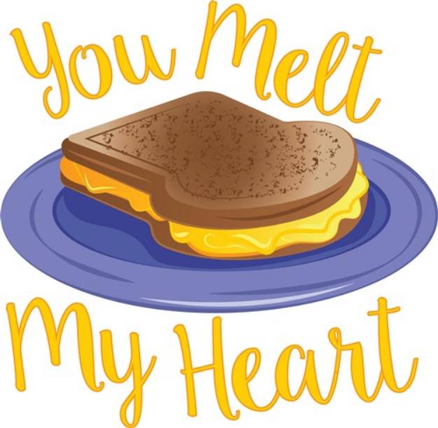 Picture of Melt My Heart SVG File