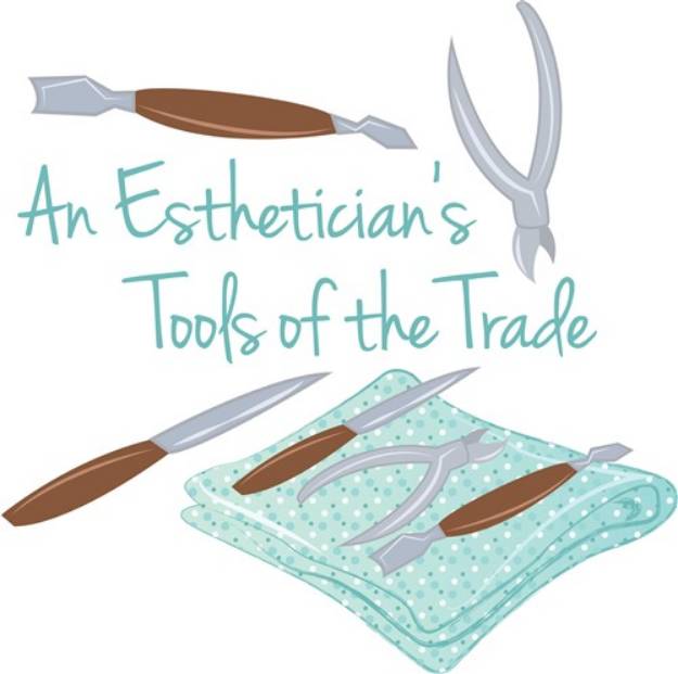 Picture of Estheticians Tools SVG File