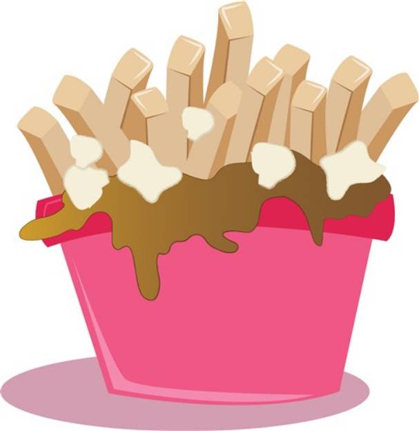 Picture of Poutine SVG File