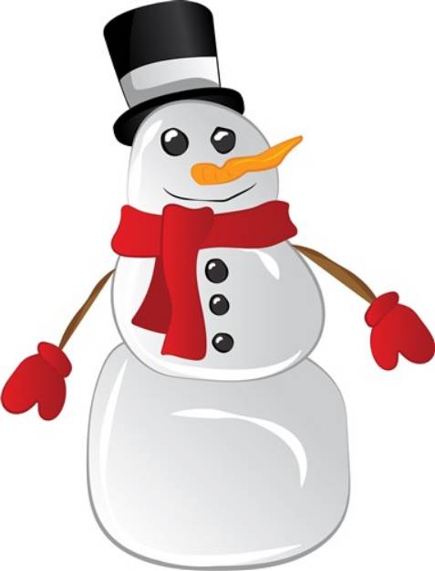 Picture of Snowman SVG File