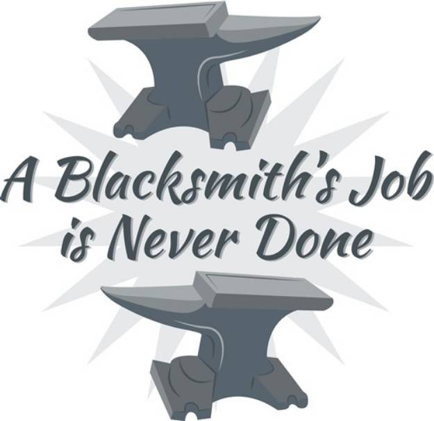 Picture of Blacksmiths Job SVG File