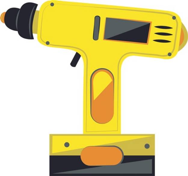 Picture of Cordless Drill SVG File