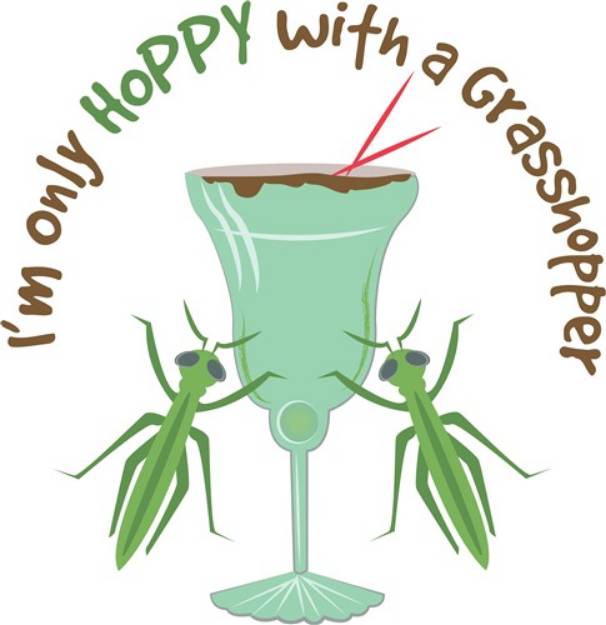 Picture of Hoppy Grasshopper SVG File