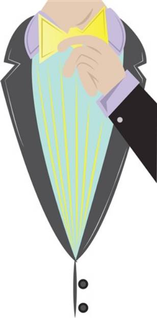 Picture of Tuxedo Man SVG File