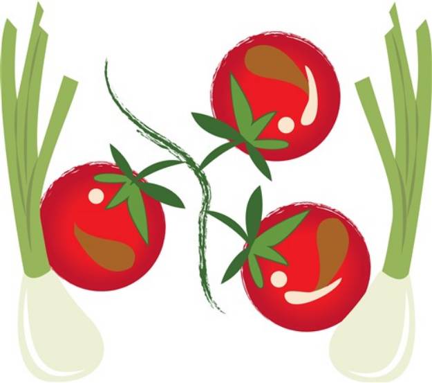 Picture of Tomatos & Onions SVG File