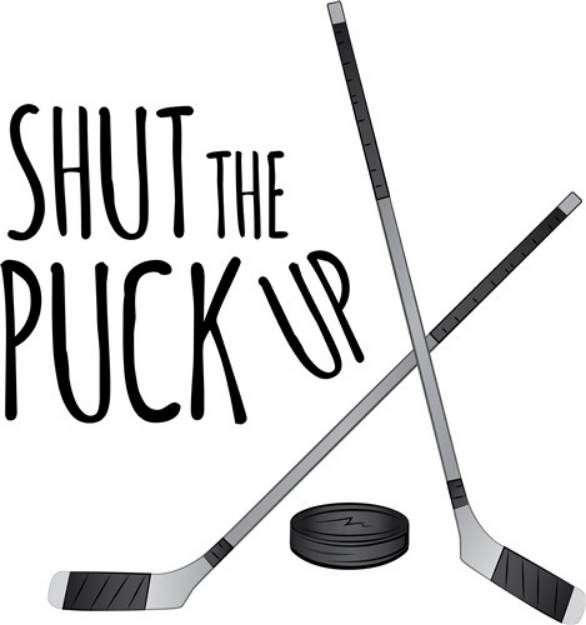 Picture of Shut Puck Up SVG File