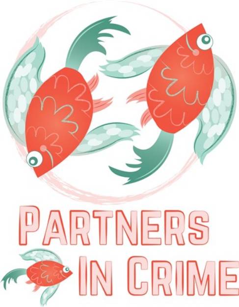 Picture of Partners In Crime SVG File