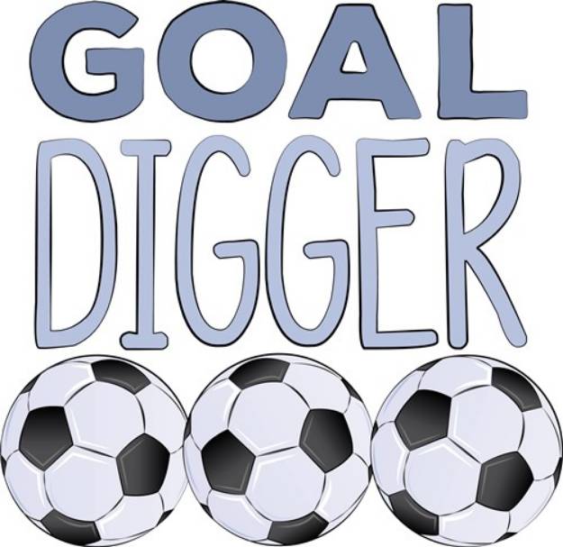 Picture of Goal Digger SVG File