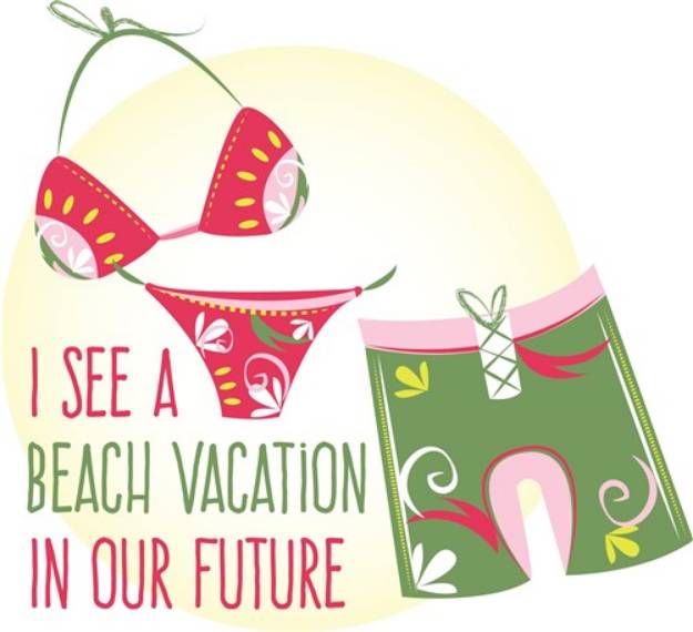 Picture of Beach Vacation SVG File