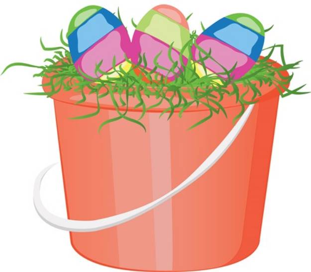 Picture of Easter Bucket SVG File