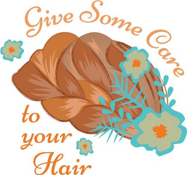 Picture of Care For Your Hair SVG File