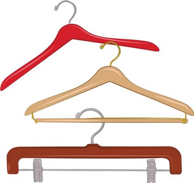 Picture of Clothes Hangers SVG File