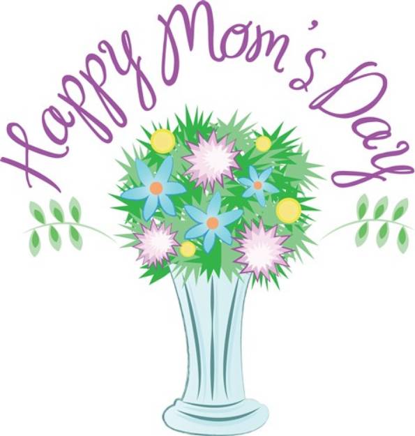 Picture of Happy Moms Day SVG File