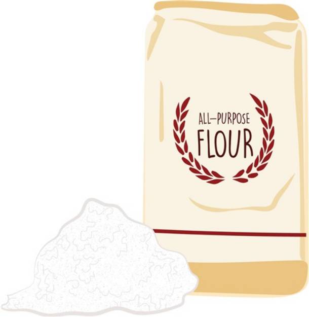 Picture of All-Purpose Flour SVG File