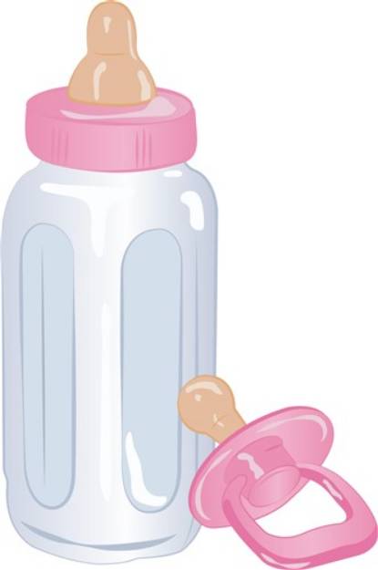 Picture of Bottle & Pacifier SVG File