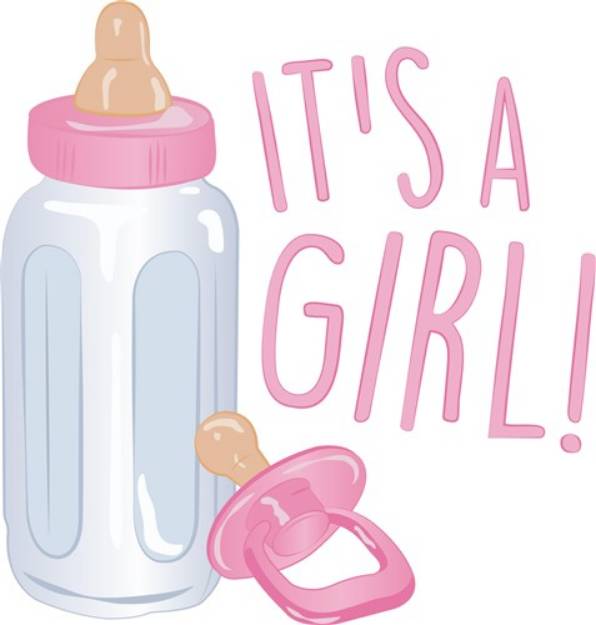 Picture of Its A Girl SVG File