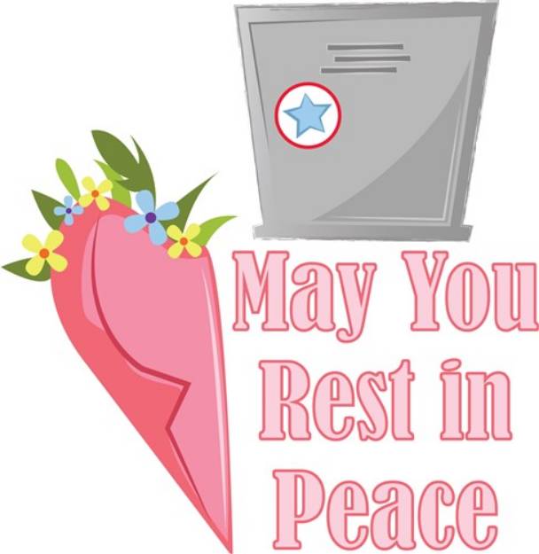 Picture of Rest In Peace SVG File