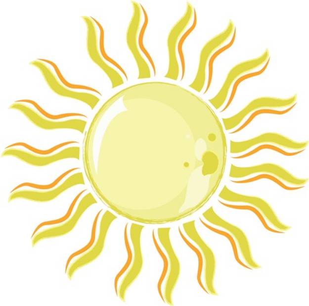 Picture of Sun Shine SVG File