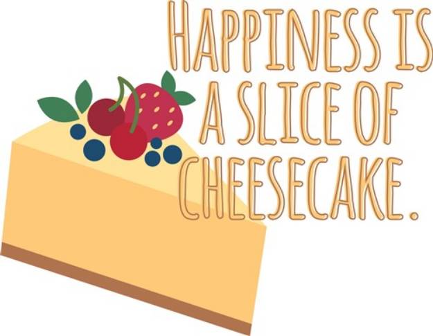 Picture of Cheesecake Slice SVG File